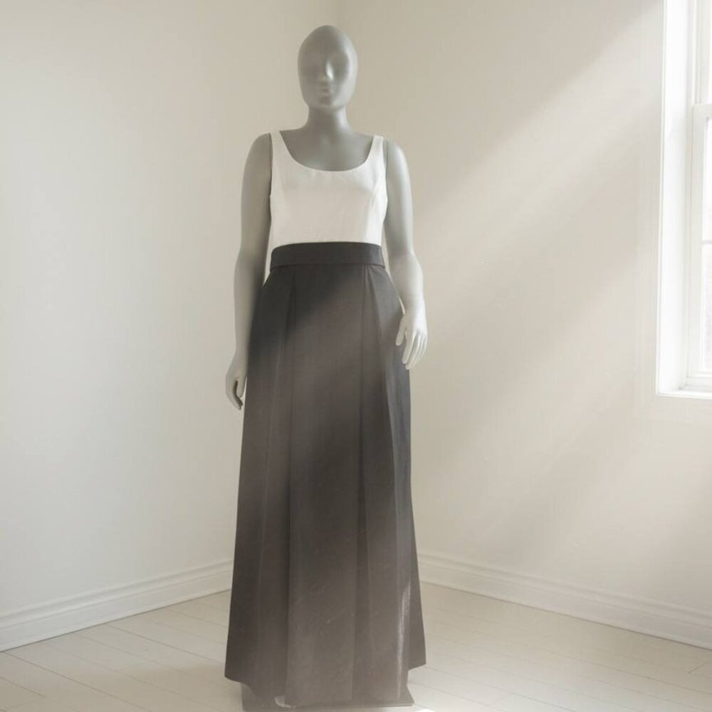 Black And White Ralph Lauren Maxi Dress